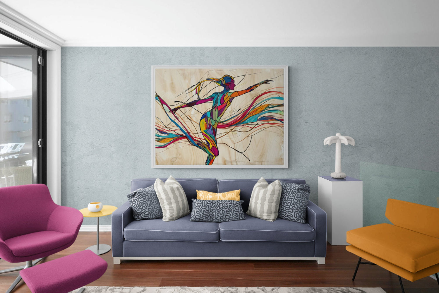 Black Ballerina, African Art Canvas, Black Art Prints, Black Art Canvas Wall Art, African Art Print, Black Ballerina, African Wall Art, Afro